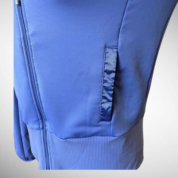 Adidas Clima365 Blue Zip Front Jacket, Size Large - Picture 4 of 7
